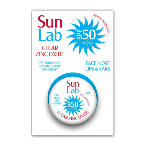 Sun Lab Clear Zinc Oxide SPF50