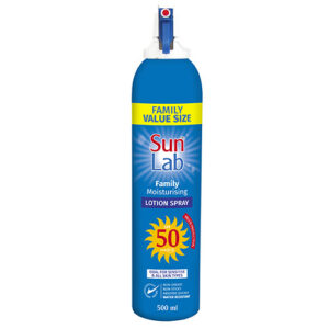Sun Lab Lotion Spray - Family Moisturising - 500ml - SPF 50